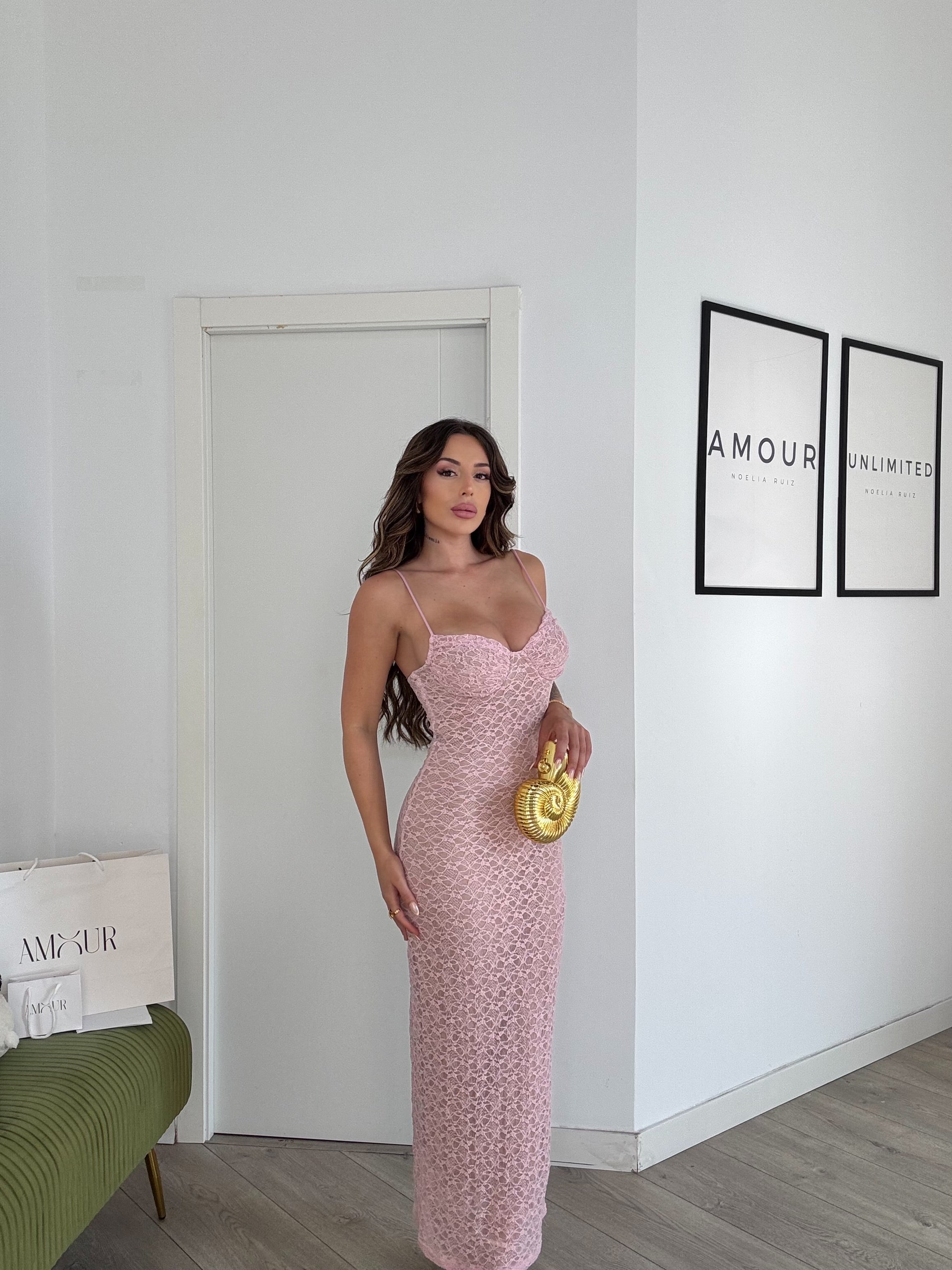 Vestido rosa