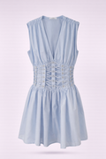 Blaues Kleid