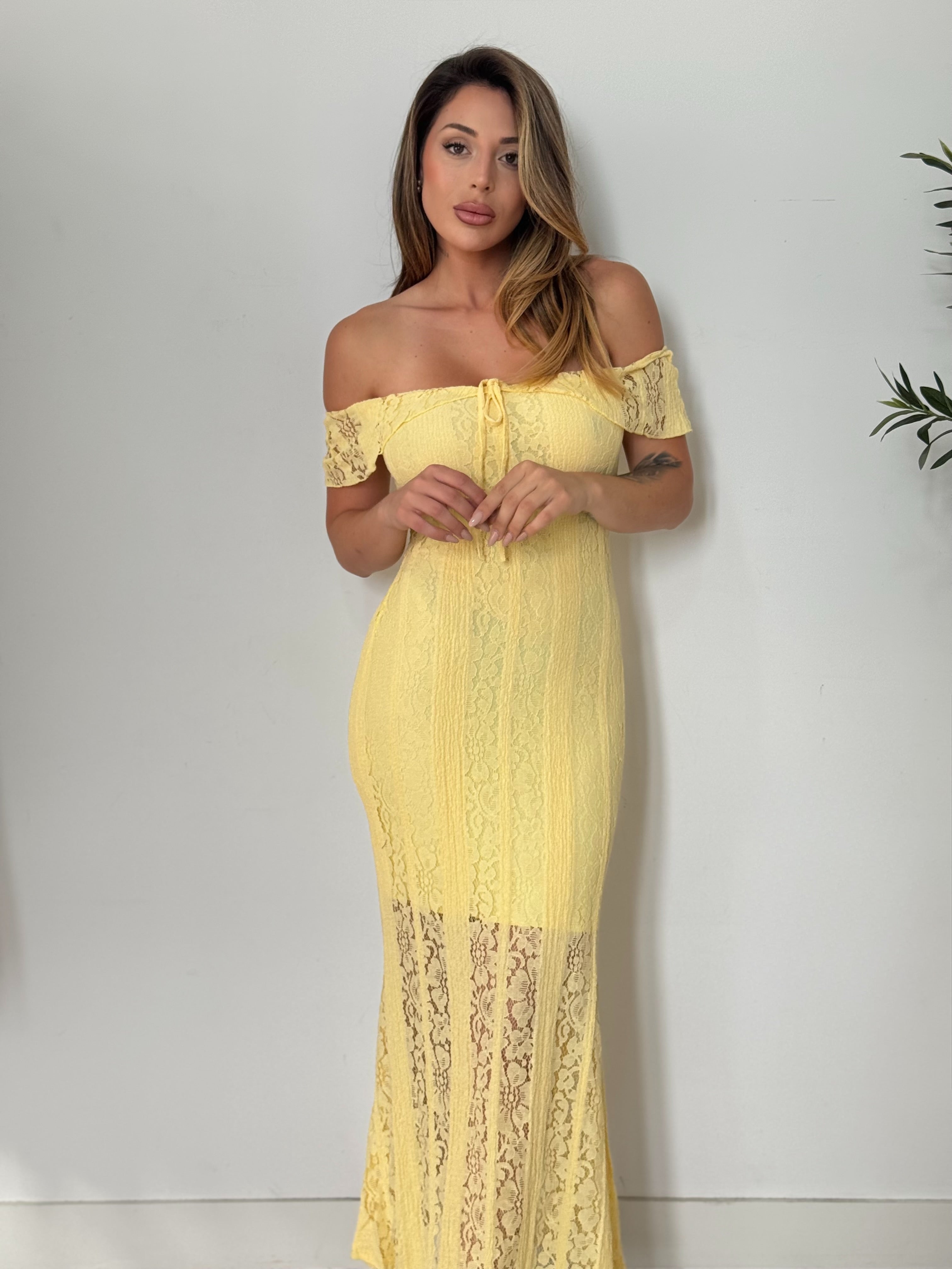 Gelbes Kleid