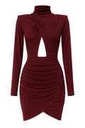 Weinrotes Kleid