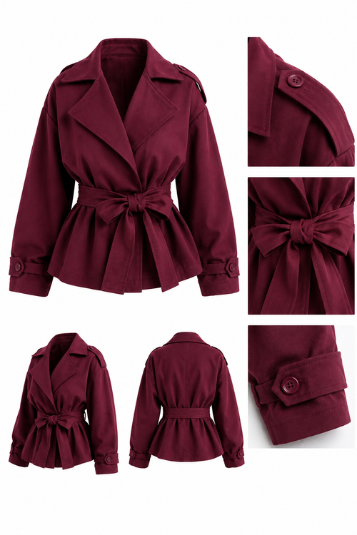 Chaqueta Élodie Taupe.