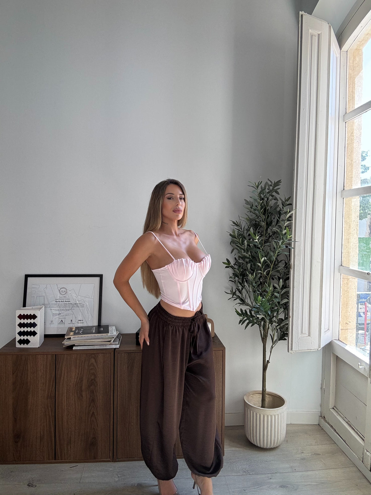 Pantalón marrón