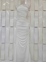 Vestido midi blanco