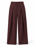 PANTALÓN PALAZZO RAYA DIPLOMÁTICA BURDEOS