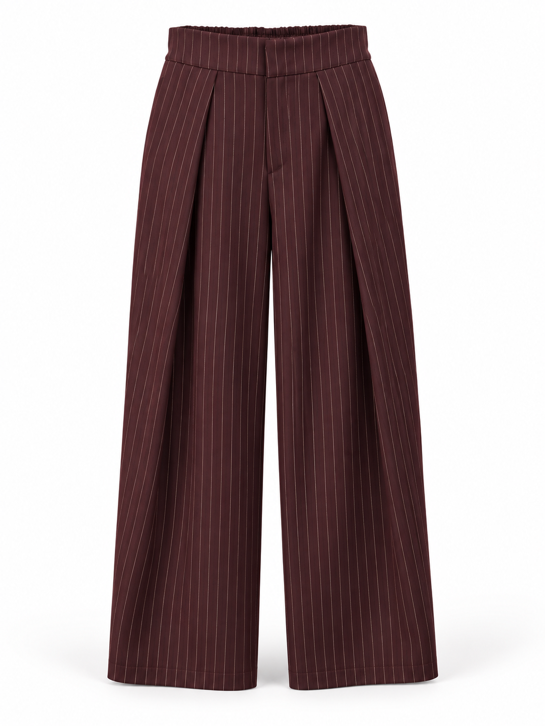 PANTALÓN PALAZZO RAYA DIPLOMÁTICA BURDEOS