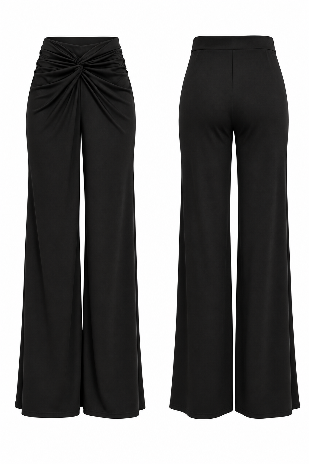 Pantalón fruncido delantero