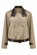 CHAQUETA HÉRITAGE PARISIEN – BEIGE & CHOCOLATE