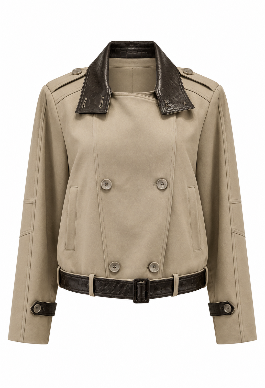 CHAQUETA HÉRITAGE PARISIEN – BEIGE & CHOCOLATE