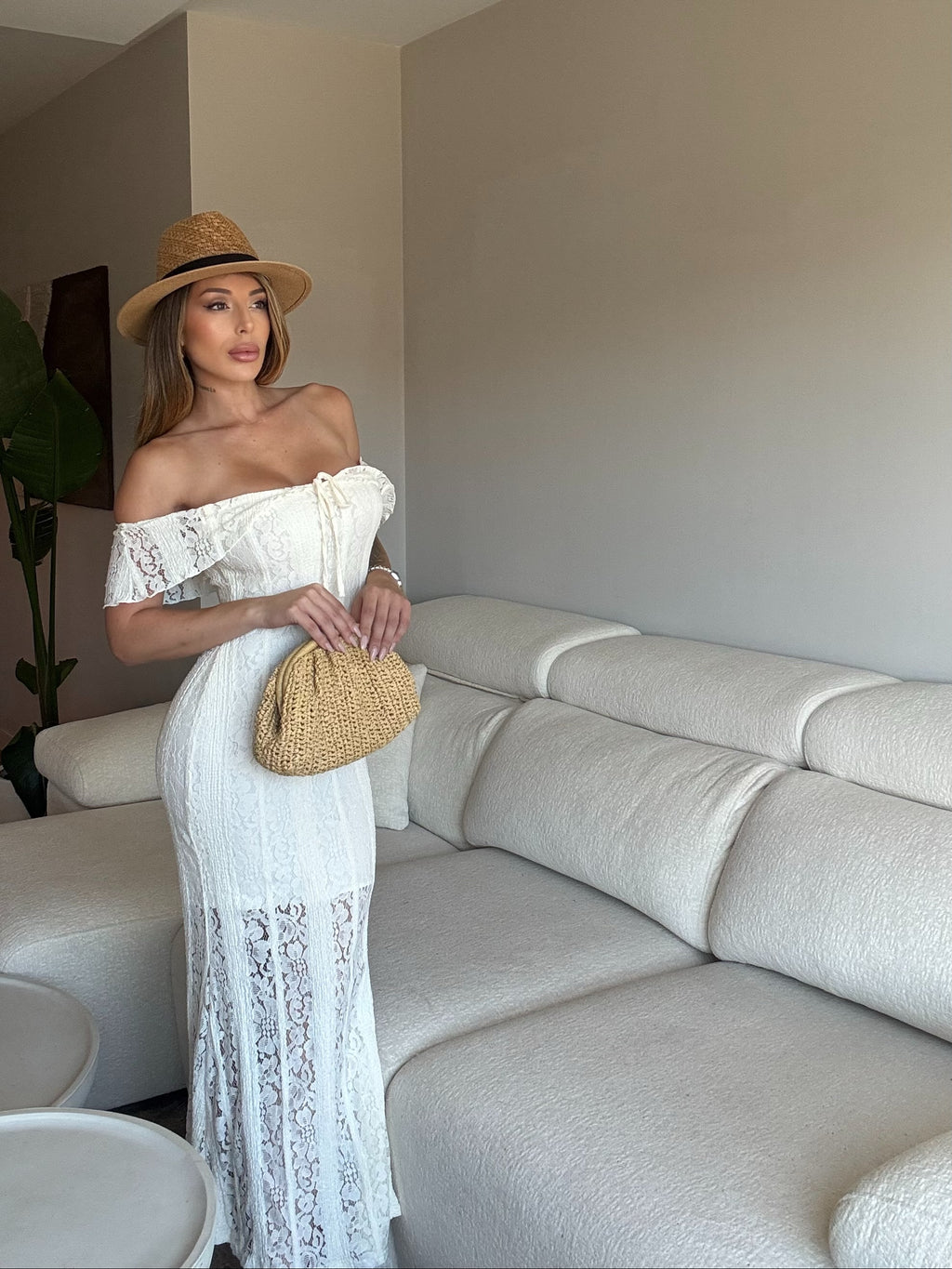 Weißes Kleid Mojácar