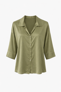 Camisa verde satén
