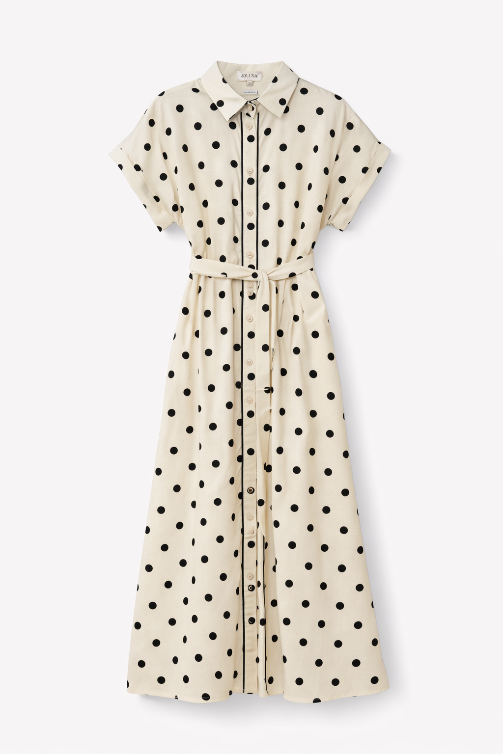 Schwarzes Lunier-Kleid