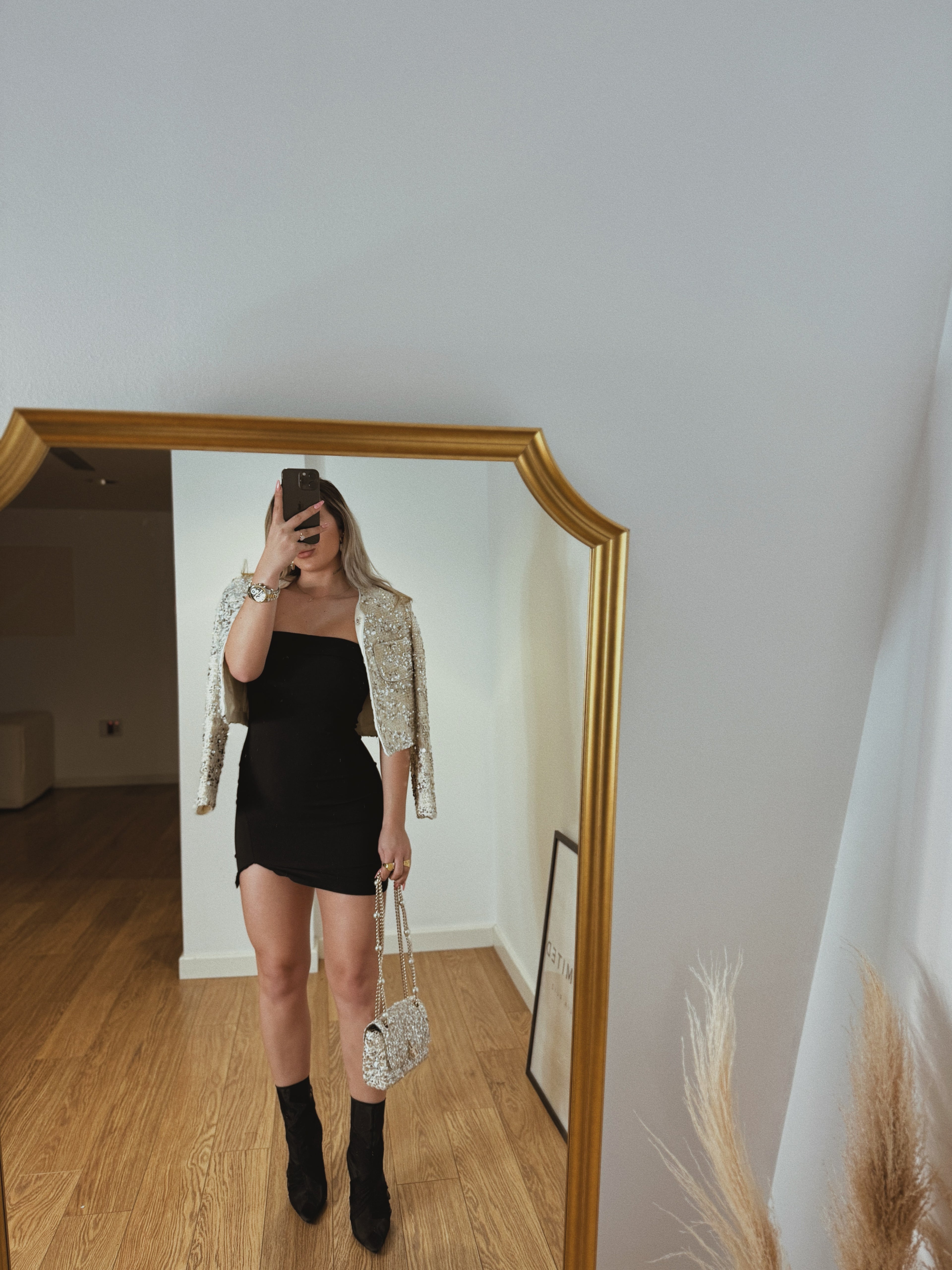 Vestido negro  corto