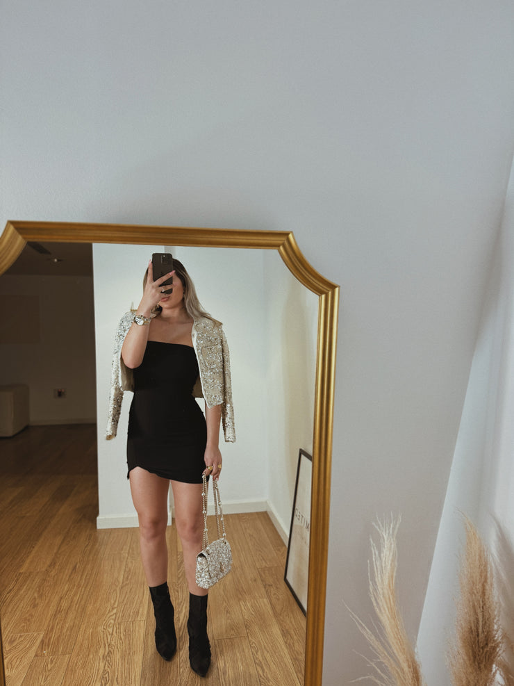 Vestido negro  corto