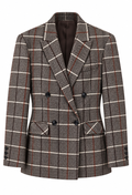 BLAZER MARGAUX HÉRITAGE – CUADROS CHOCOLATE