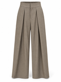 PANTALÓN PALAZZO RAYA DIPLOMÁTICA TOPO