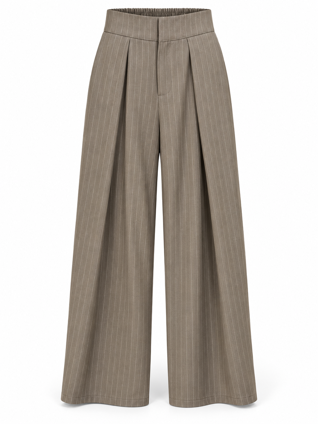 PANTALÓN PALAZZO RAYA DIPLOMÁTICA TOPO