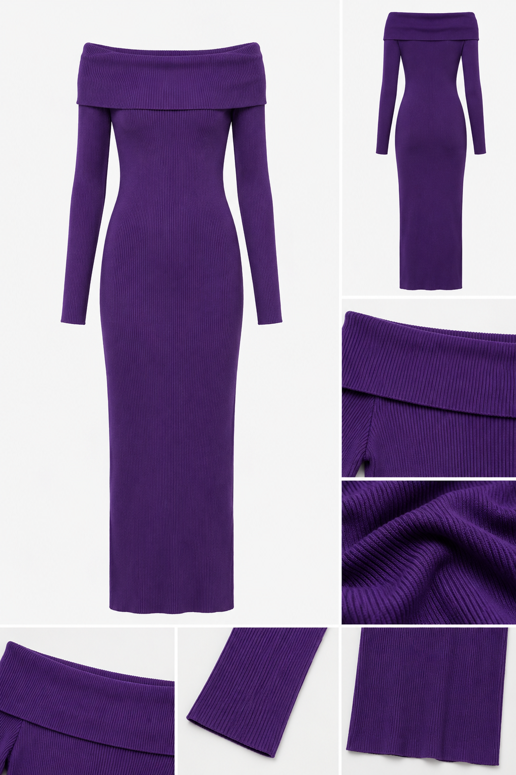 Lila Kleid