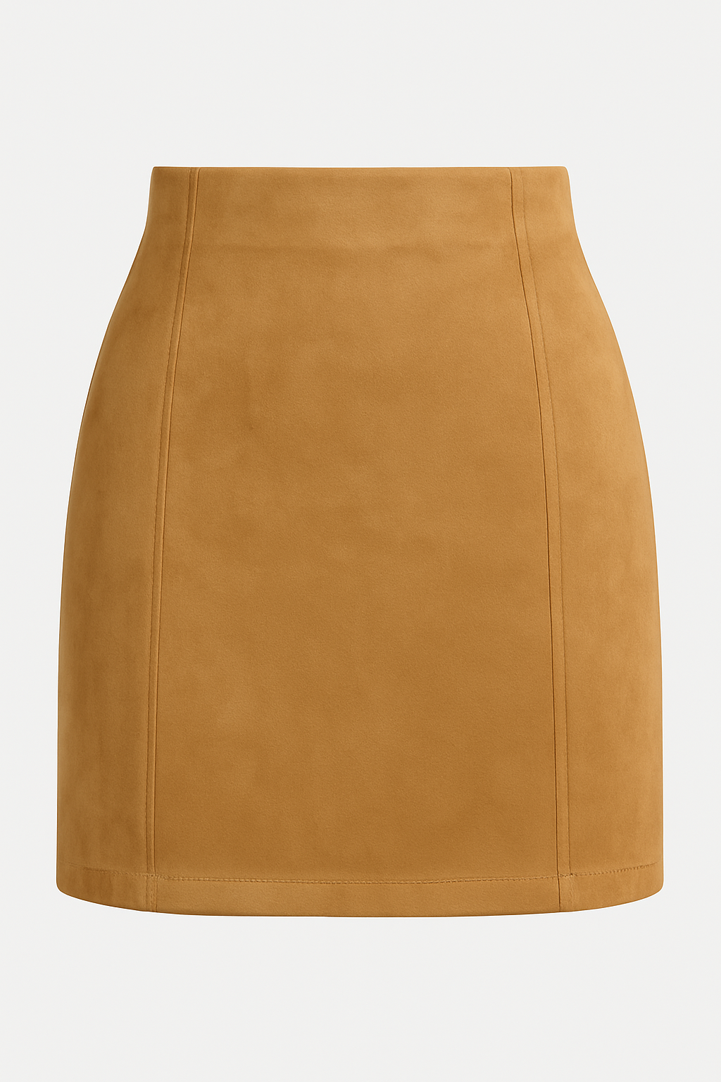 Falda Rivoli camel