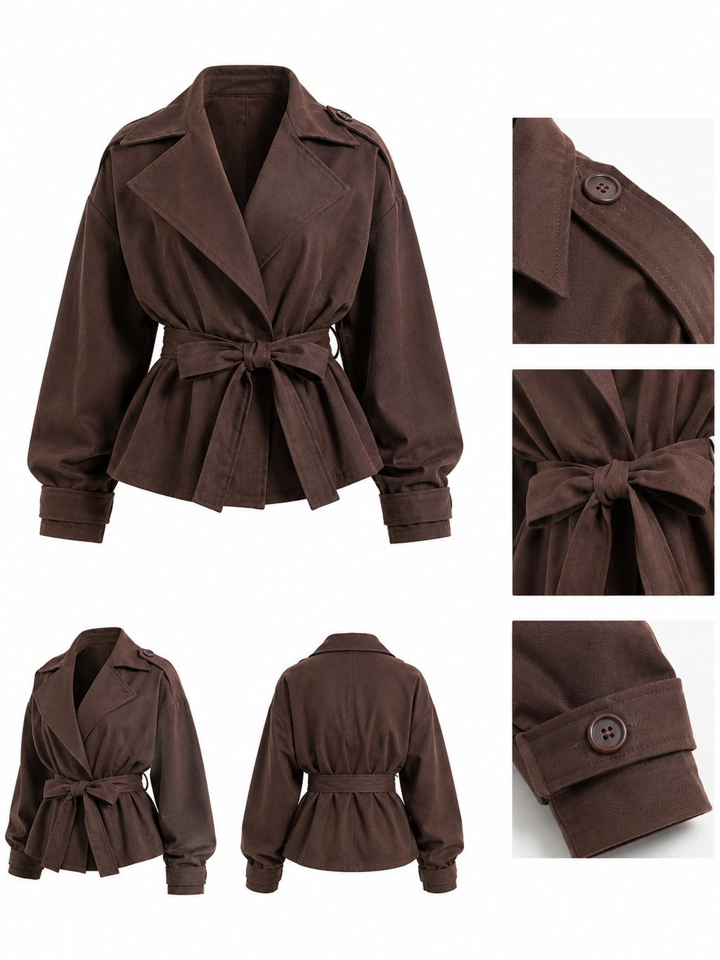 Chaqueta Élodie Taupe.