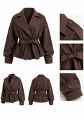 Chaqueta Élodie Taupe.