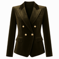 Blazer verde terciopelo