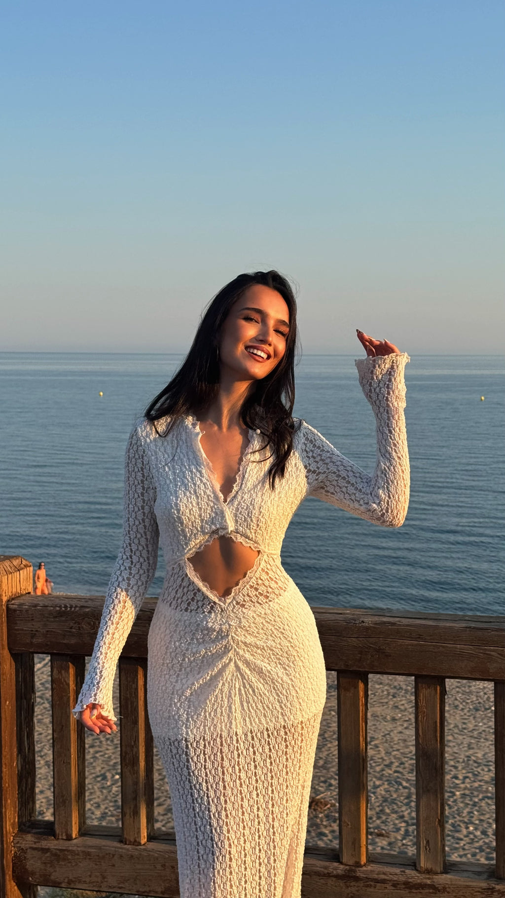 Langes Kleid Cala Blanca             VORVERKAUF
