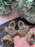 Pendientes Triana aguamarina