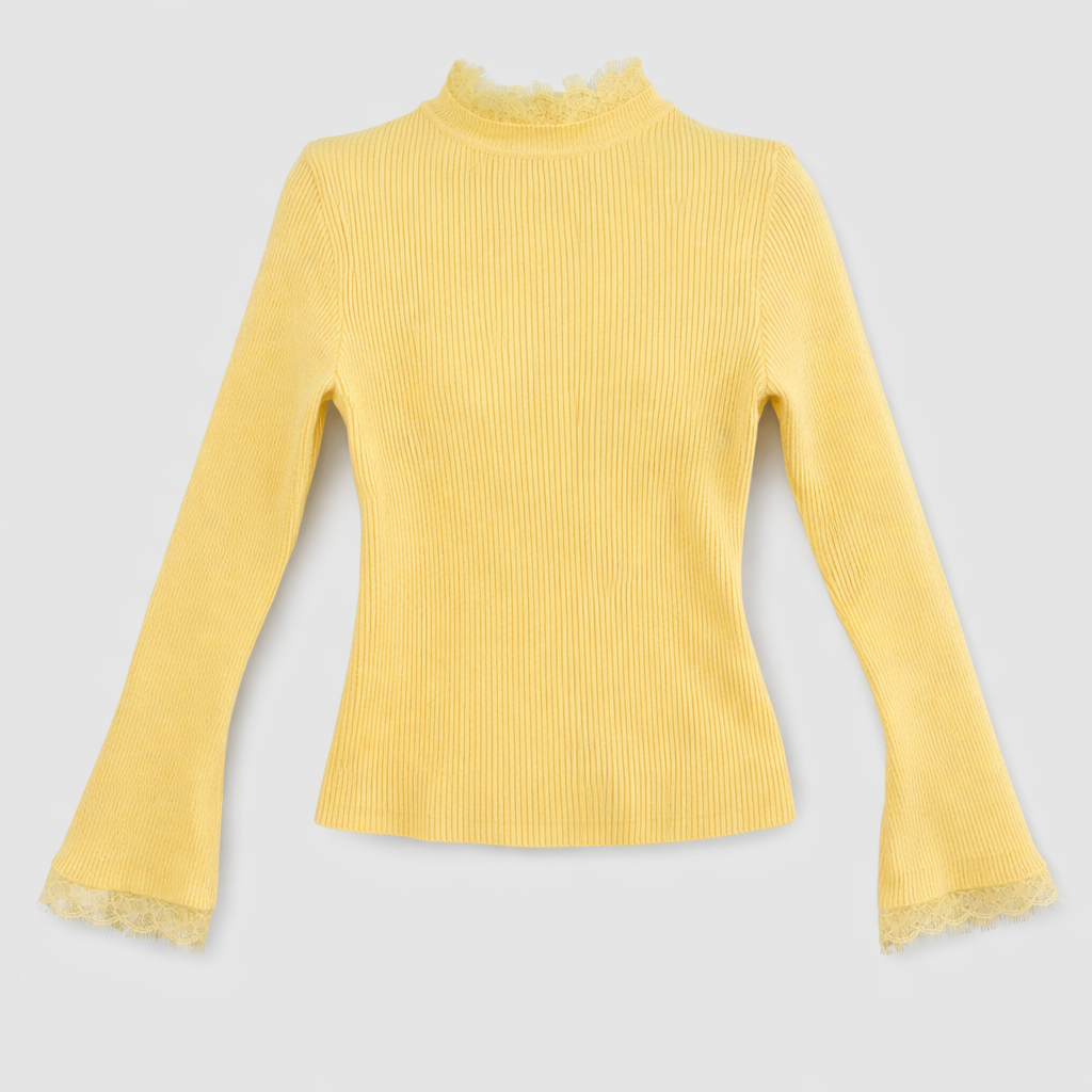 Jersey amarillo encaje