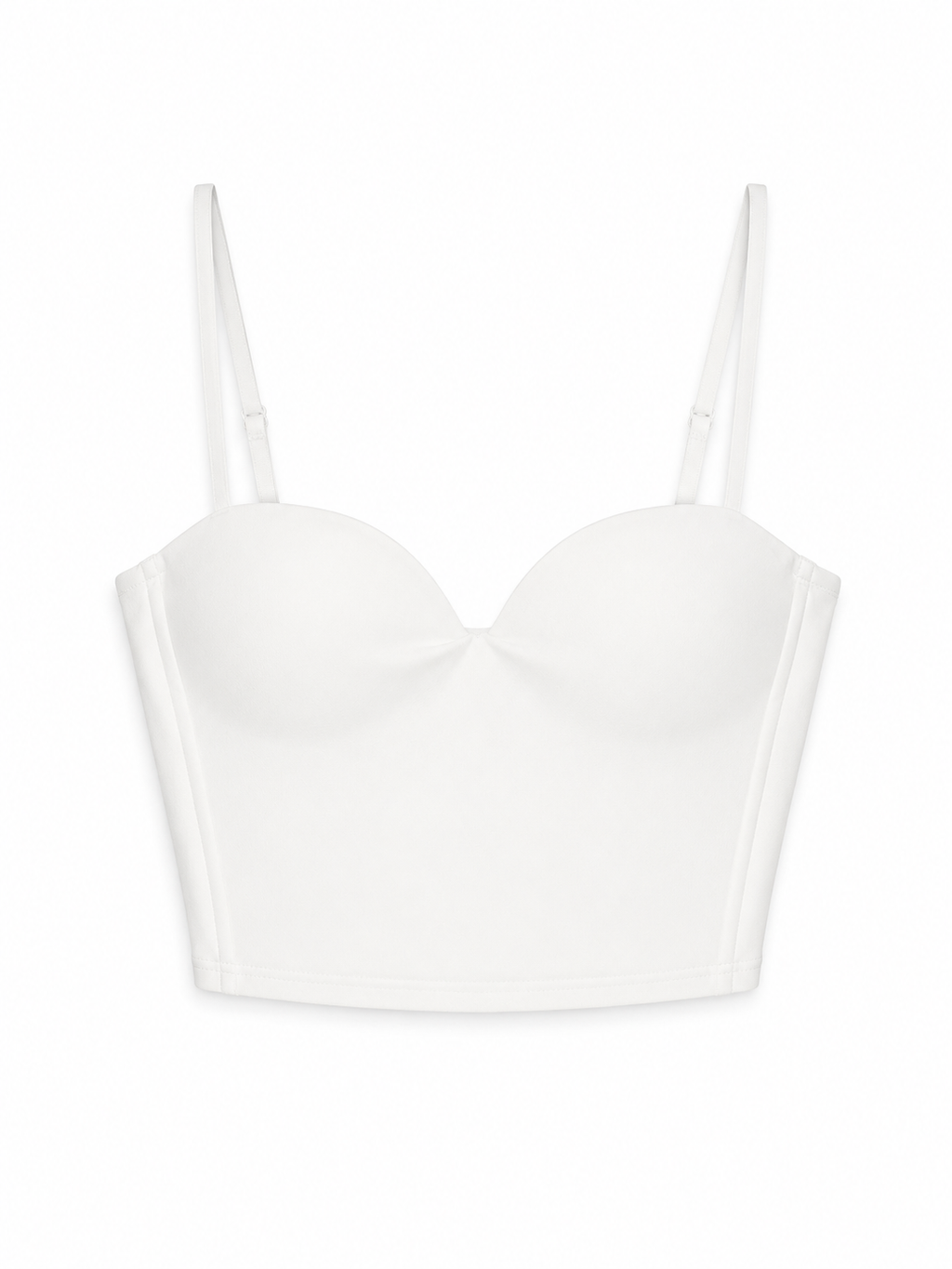 Weißes Basic-Top