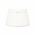 Falda pantalón blanca