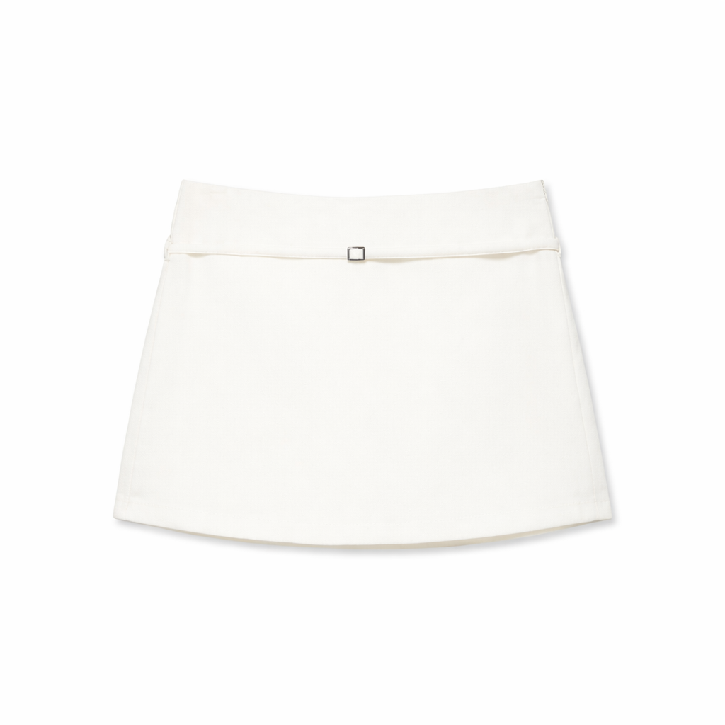 Falda pantalón blanca