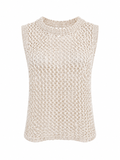Beige Weste