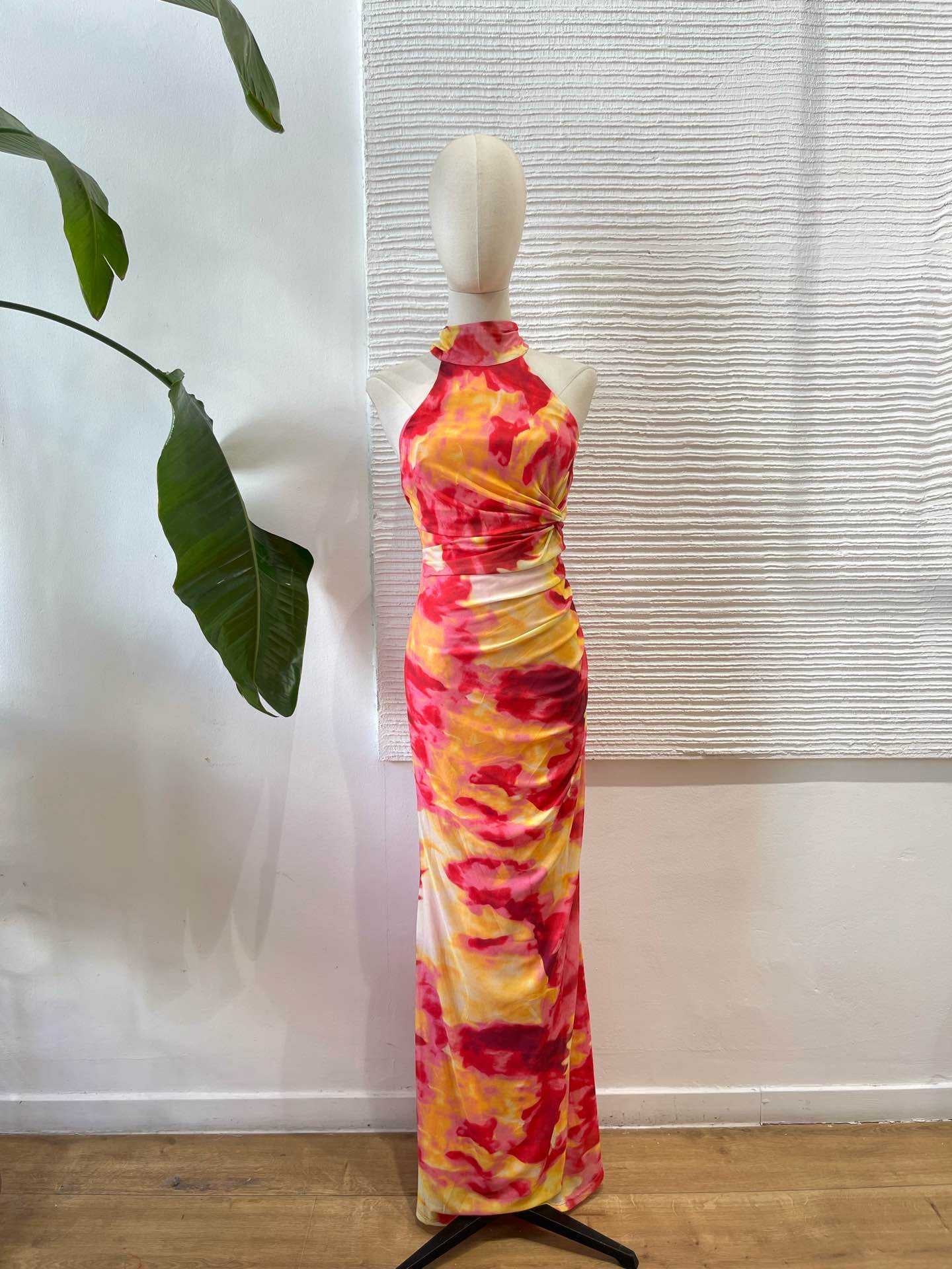 Vestido fucsia