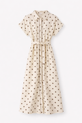 Vestido lunier marrón