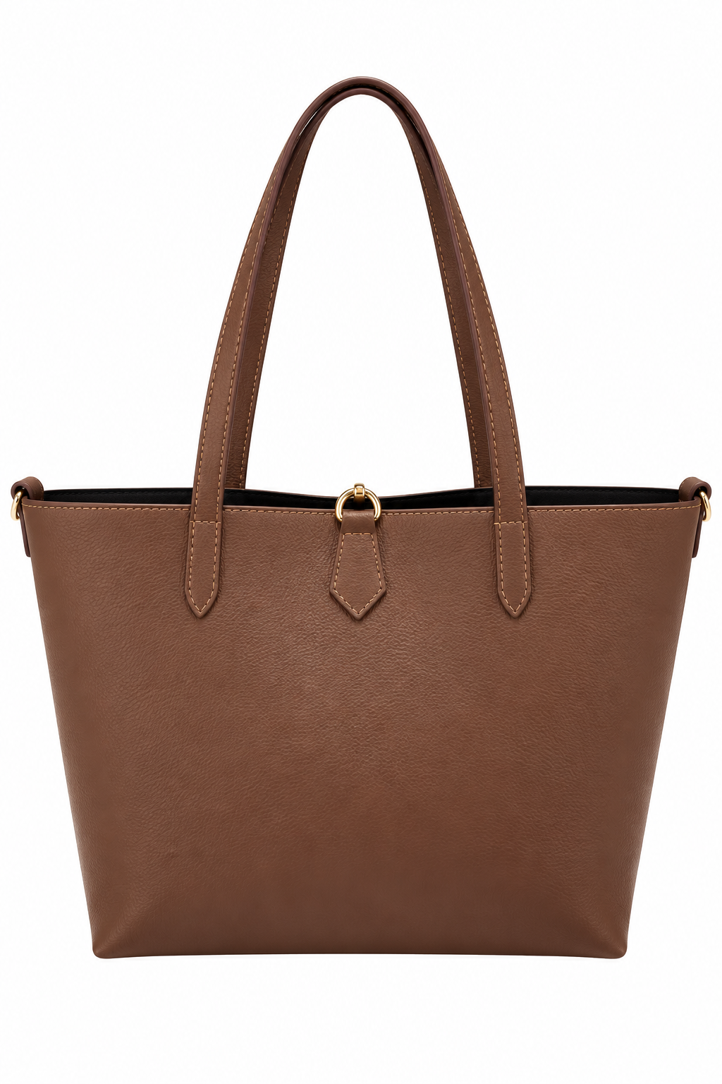 Bolso piel marrón