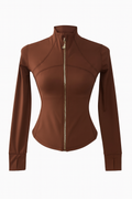 Chaqueta tejido yoga deportiva