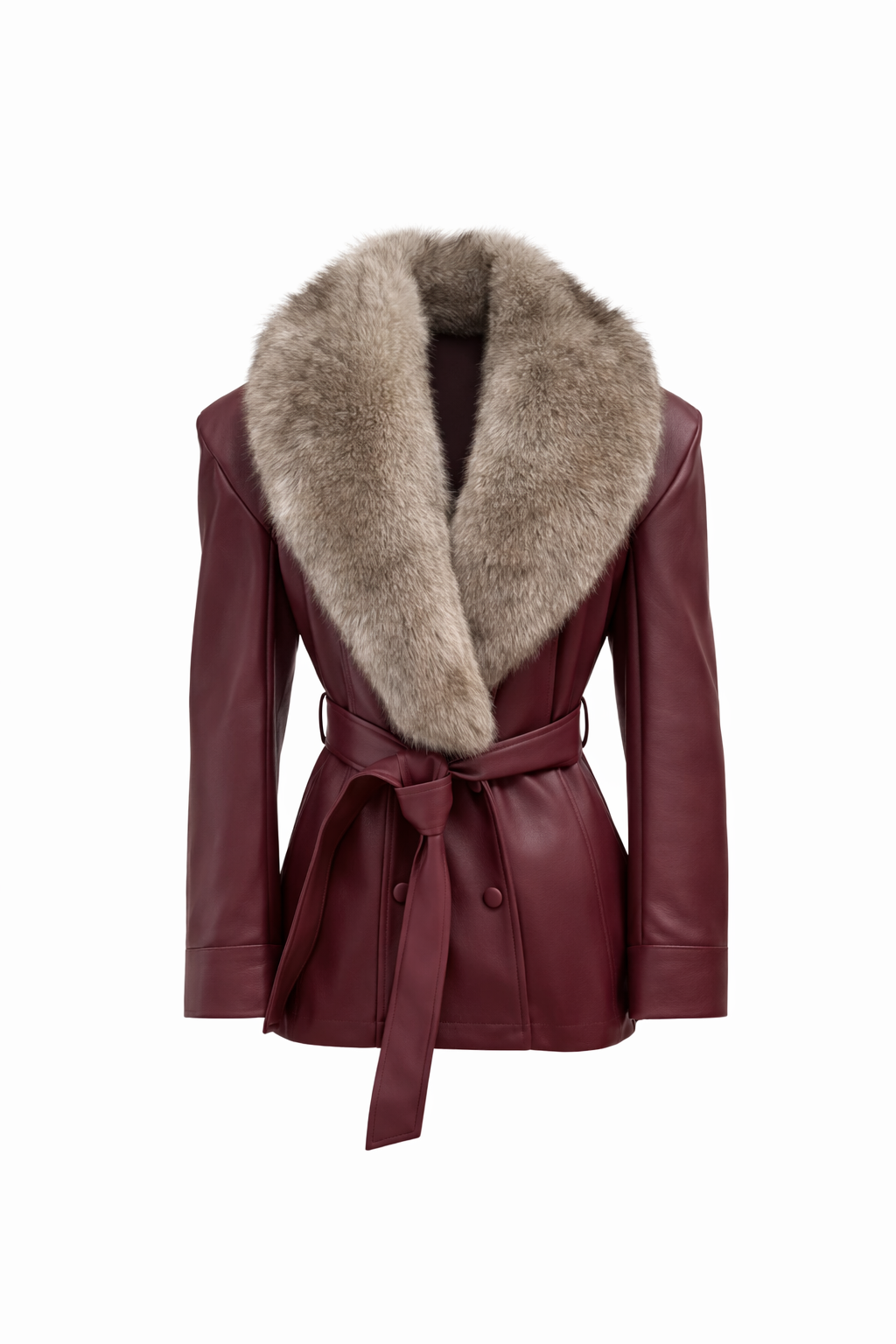 Jacke aus Kunstfell