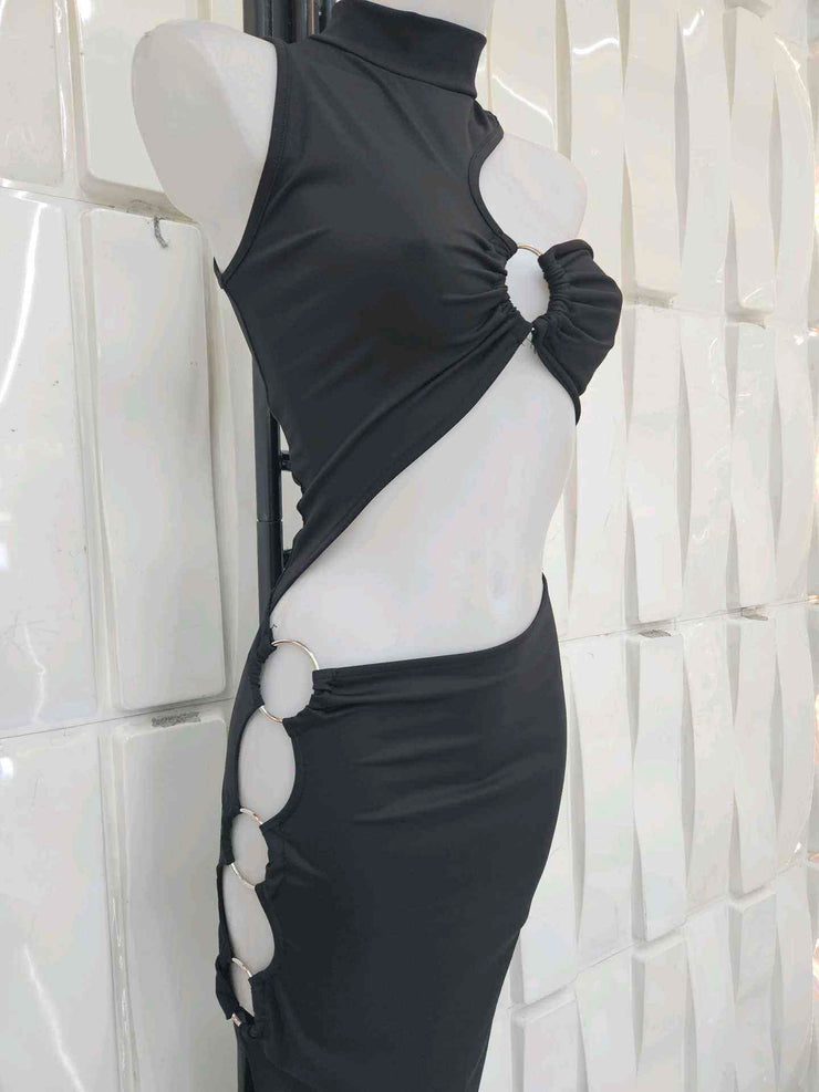 Vestido anilla negro