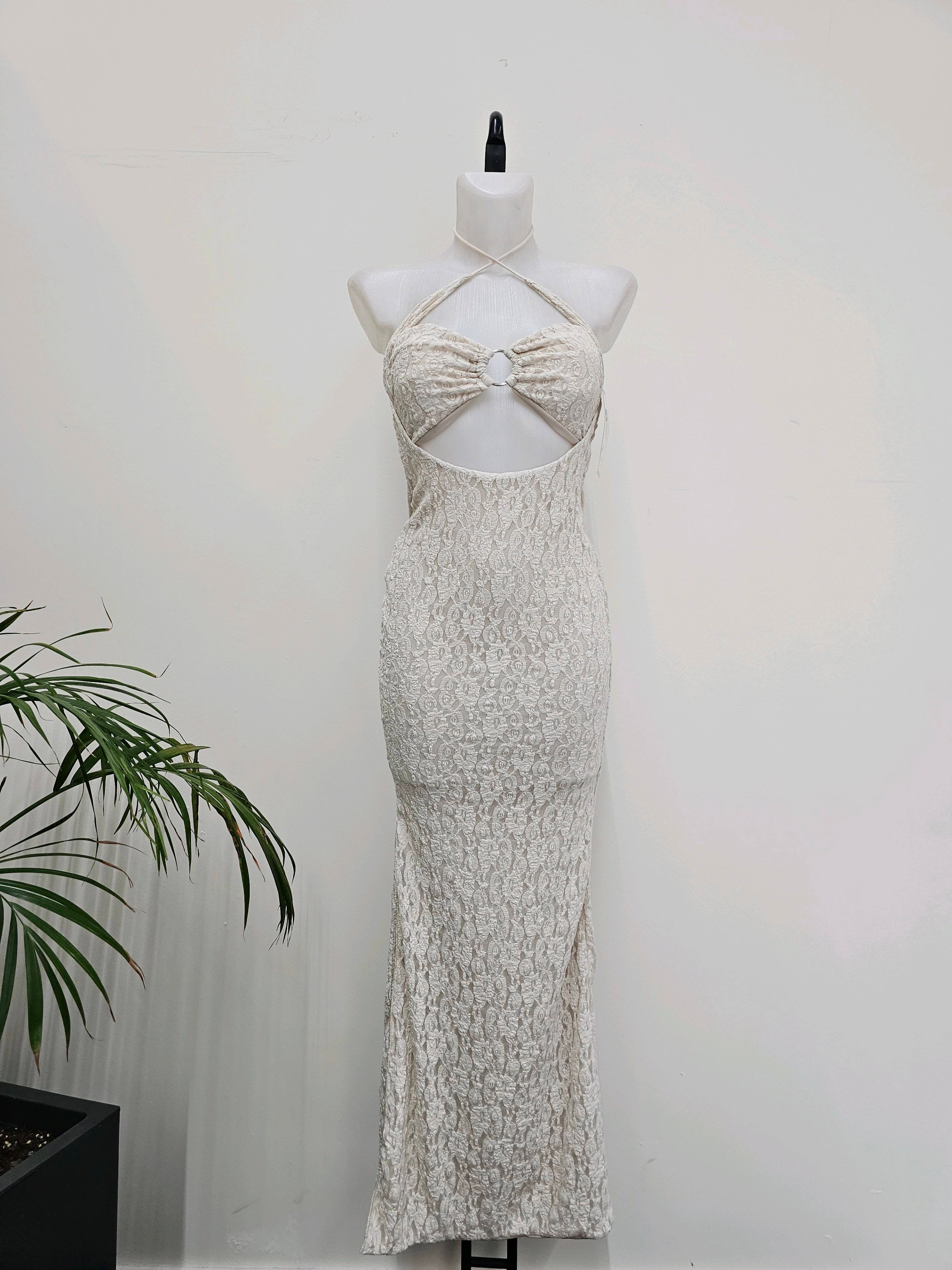 Vestido Olympea beige