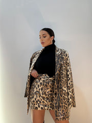 Chaqueta animal print lentejuelas