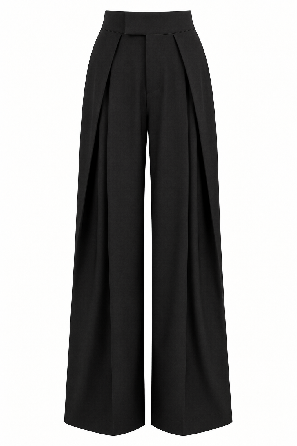 Pantalón negro, pinzas