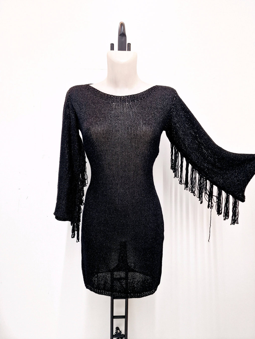 Vestido flecos