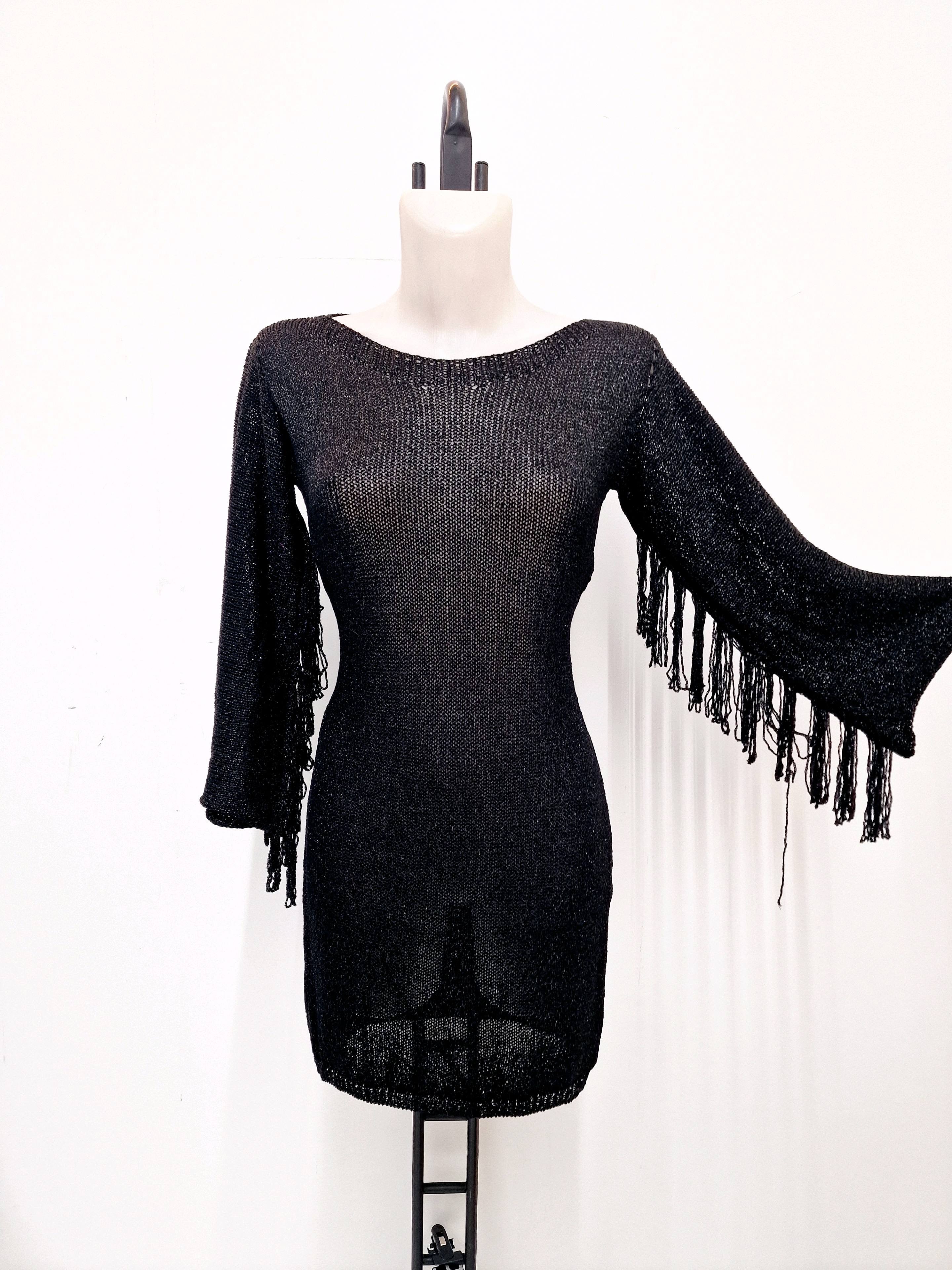 Vestido flecos