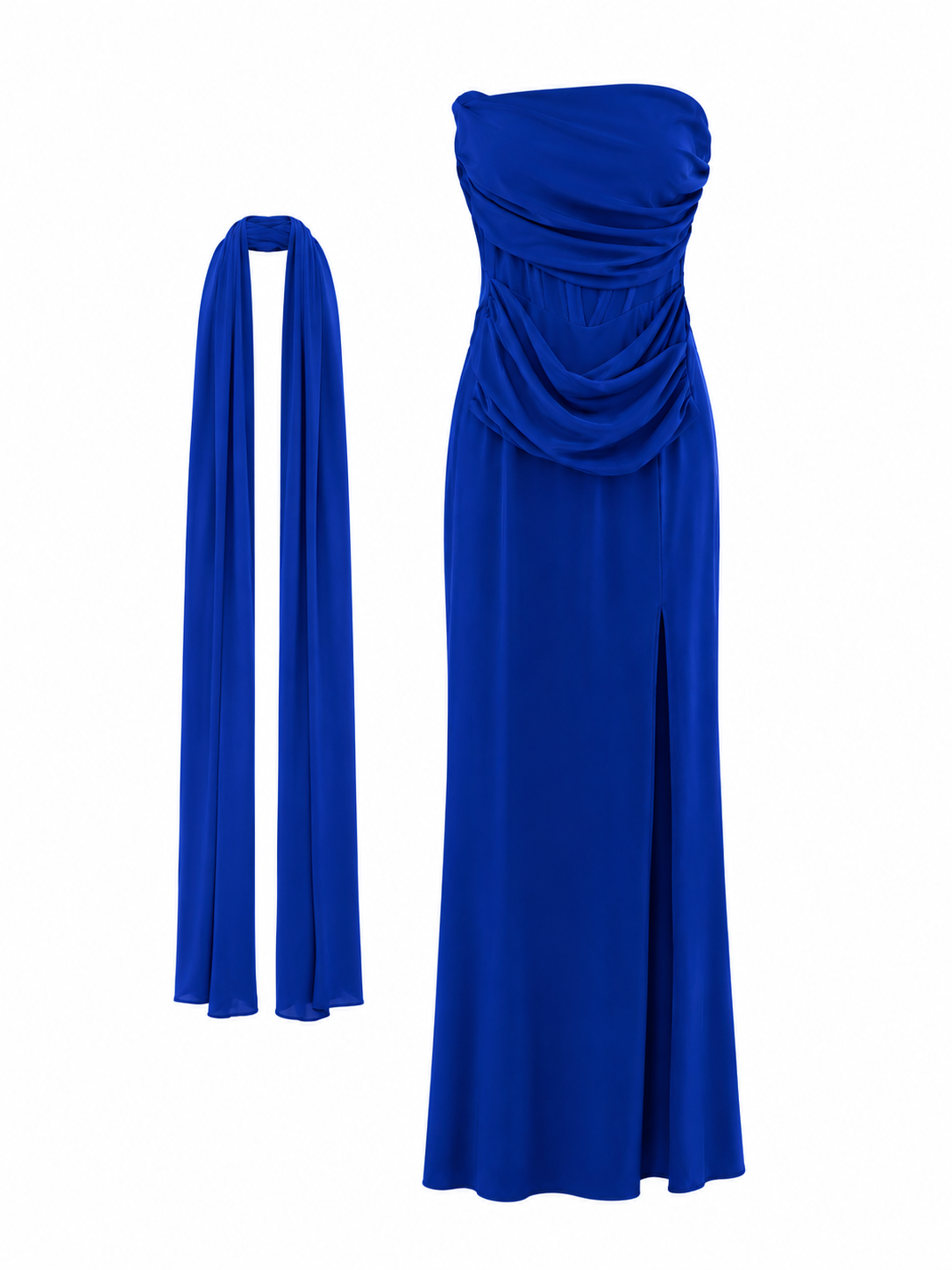 Blaues Kleid