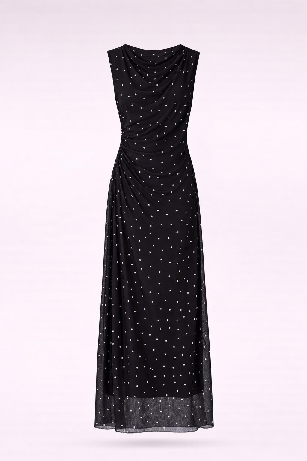 Schwarzes Lunier-Kleid