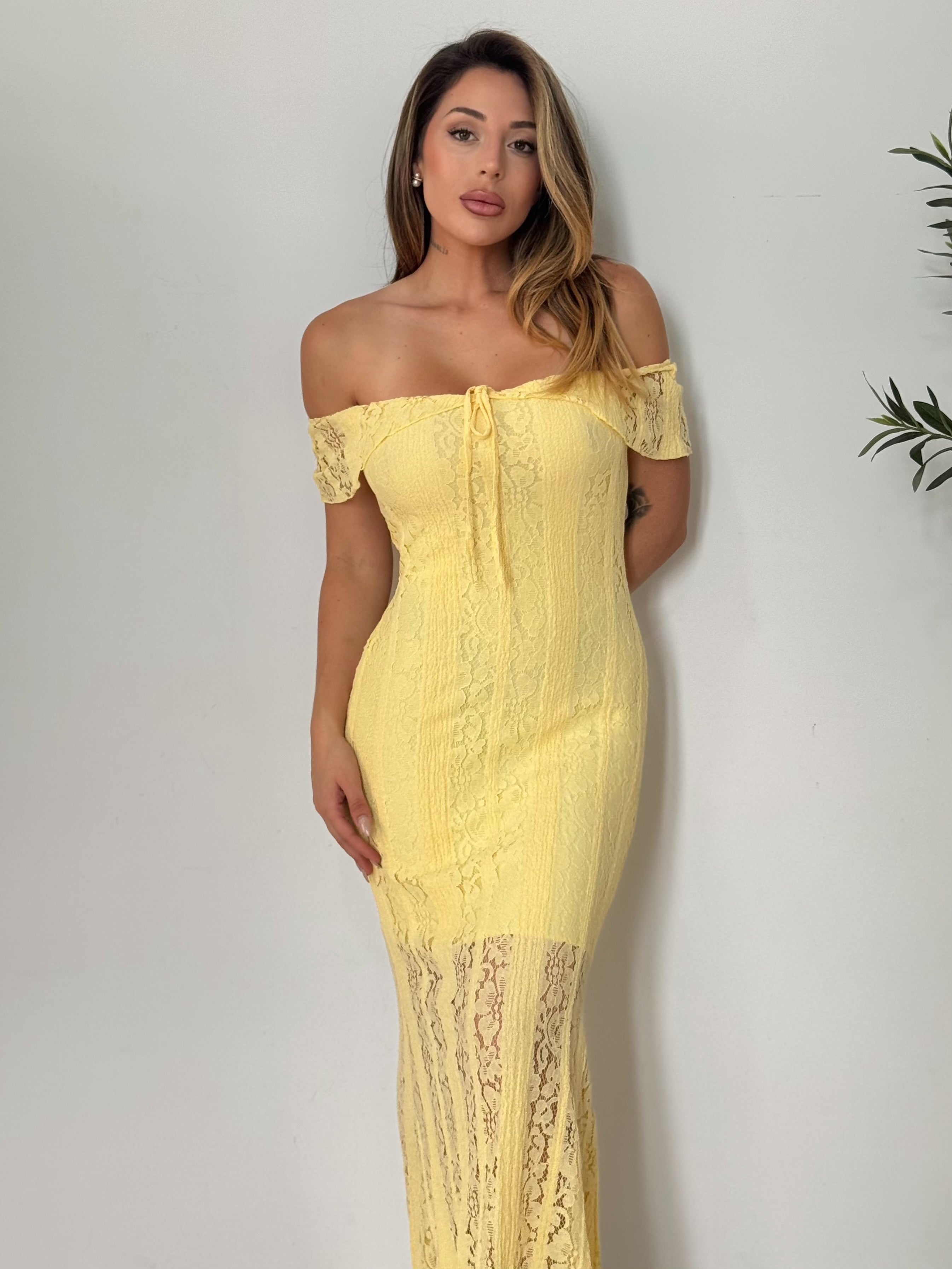 Gelbes Kleid