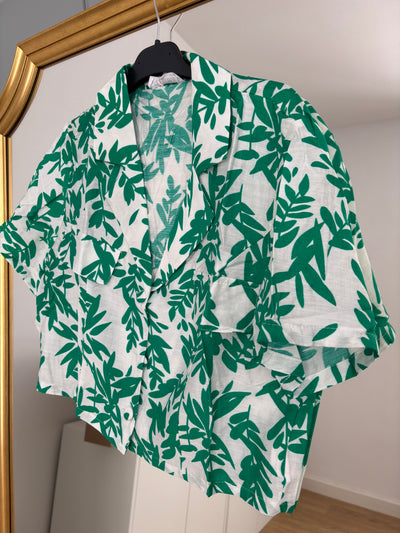 Blusa estampado verde