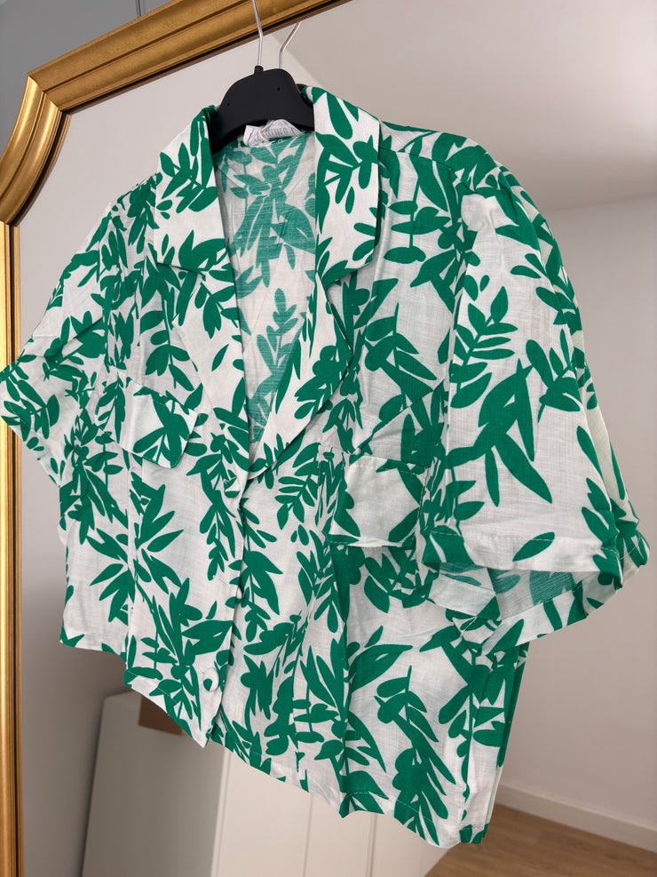 Blusa estampado verde