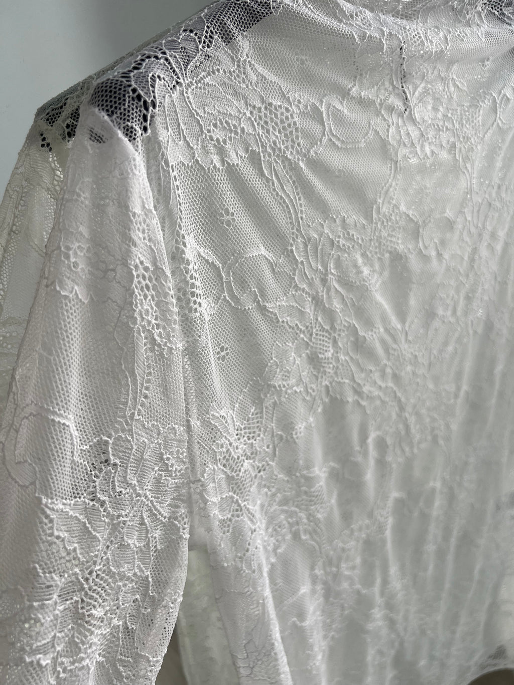 Camiseta encaje blanca