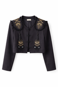 Chaqueta detalles dorados